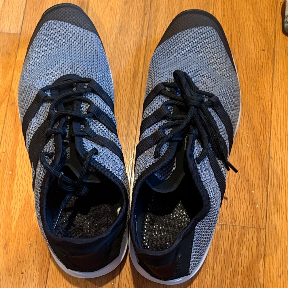 adidas Black and Gray Mesh Sneakers